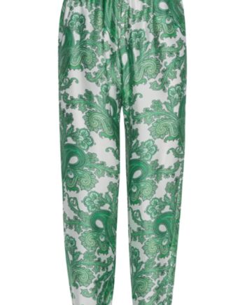 Karmamia Copenhagen Bukser Cora Paisley Green