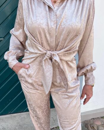 Karmamia Copenhagen Skjorte Lee Pearl Paisley Jacquard