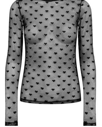 Liberte Bluse Isa Ls Lace Black Heart