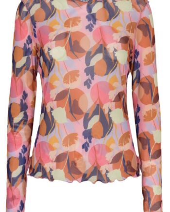 Liberte Bluse Mesh Dot Flower