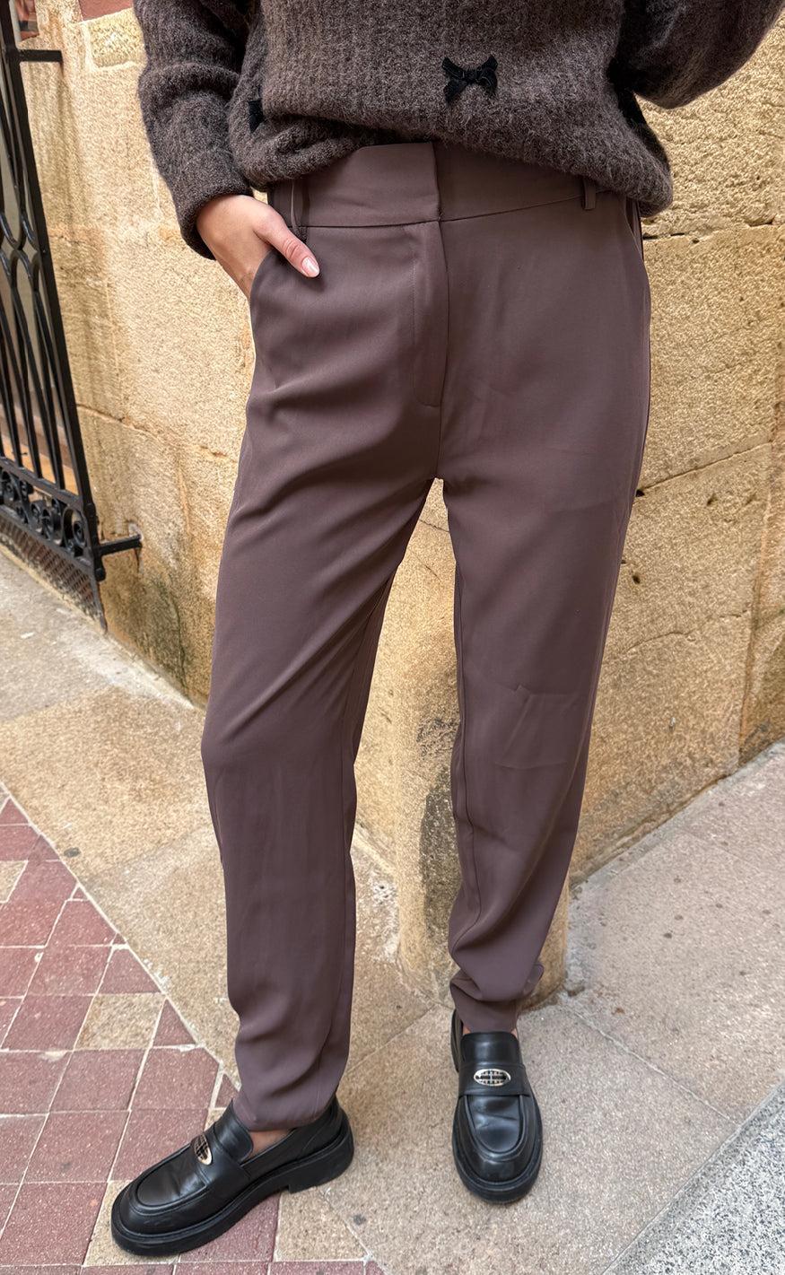 Liberte Bukser Frede Dark Brown
