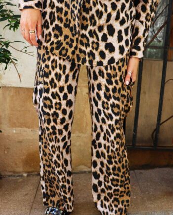 Liberte Bukser Susan Wide Big Lux Leo