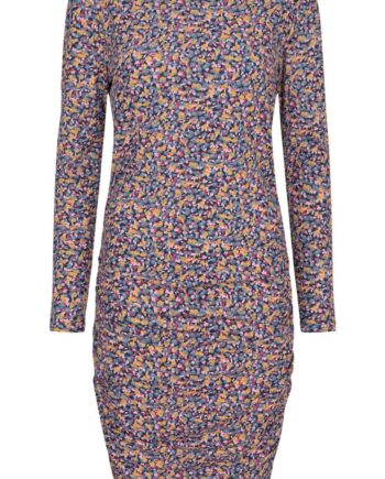 Liberte Kjole Alma Long Honey Gold Flower