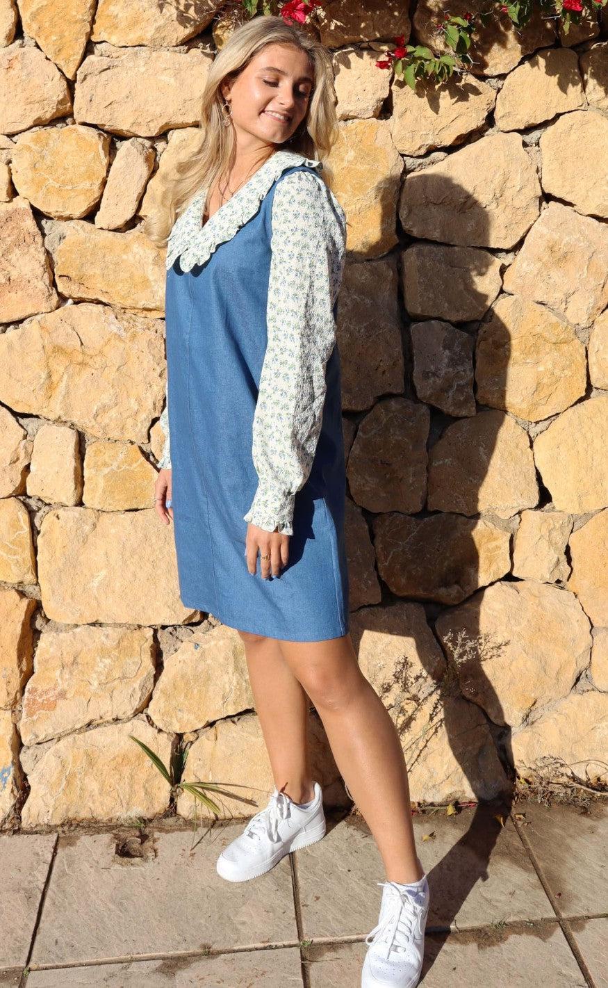 Liberte Kjole Dibby Blue Denim