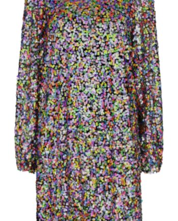 Liberte Kjole Lamilla Black Multi Sequins