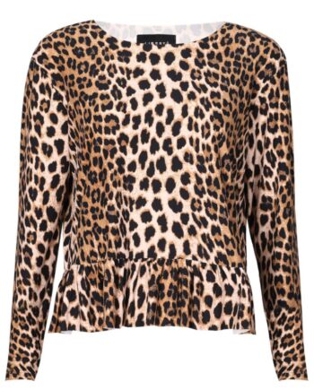 Liberte  -shirt Alma Ls Frill Lux Leo