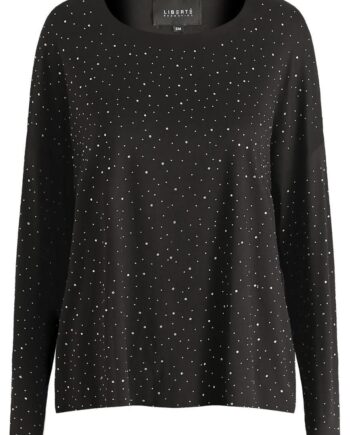 Liberte Top Alma Ls Black Simili