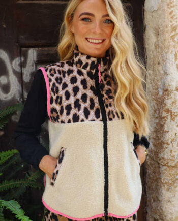 Liberte Vest Teddy Big Lux Leo