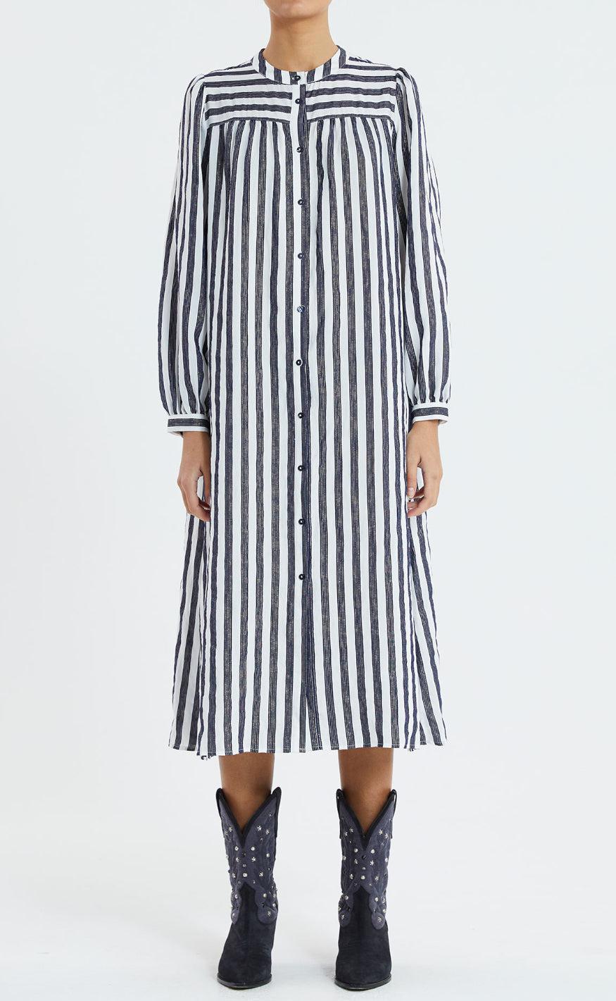 Lollys Laundry Kjole Jess Dark Blue