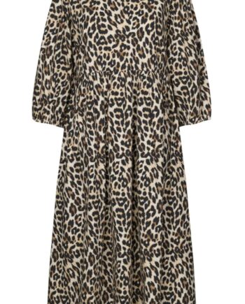 Lollys Laundry Kjole Marion Leopard Print