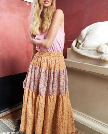 Lollys Laundry Nederdel  Sunset Multi