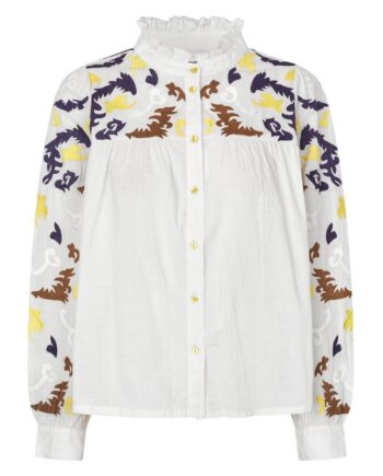 Lollys Laundry Skjorte Fenga White