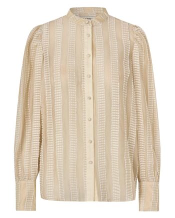 Lollys Laundry Skjorte Rora Creme