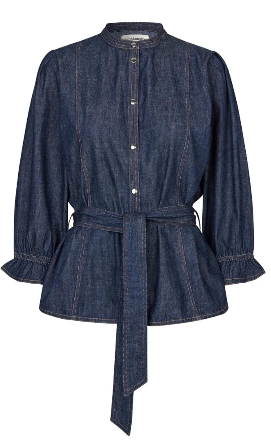 Lollys Laundry Skjorte Toni Blue