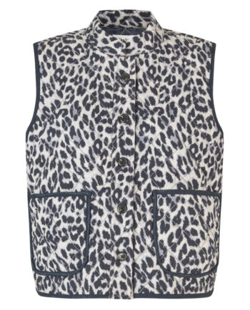 Lollys Laundry Vest Cairo Leopard Print