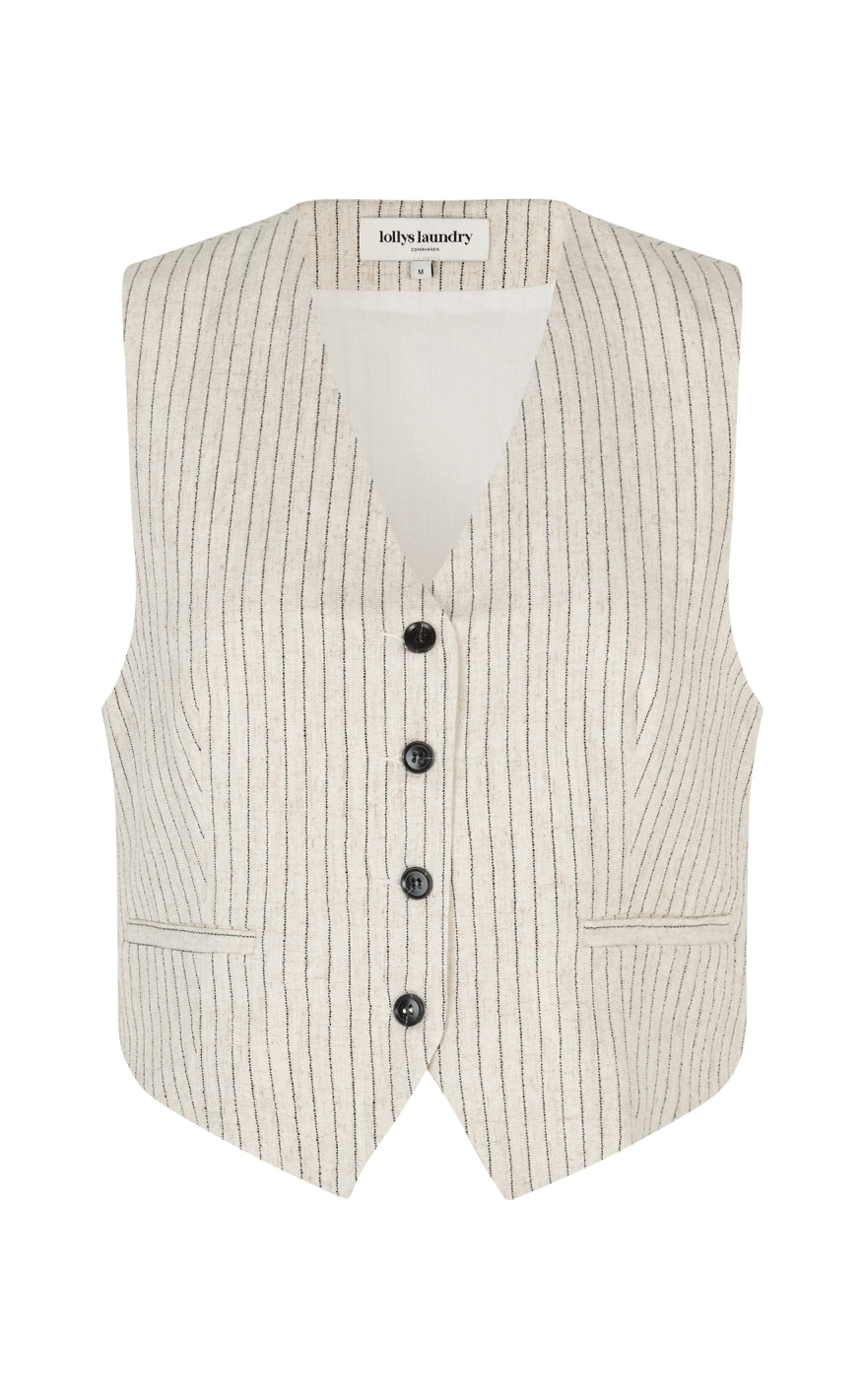 Lollys Laundry Vest Torino Creme