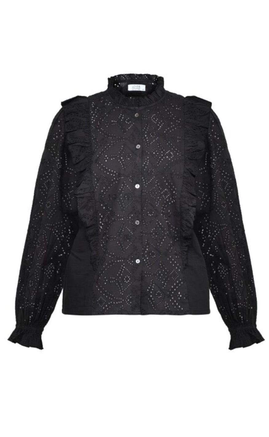 Love Divine Bluse Love938 Black