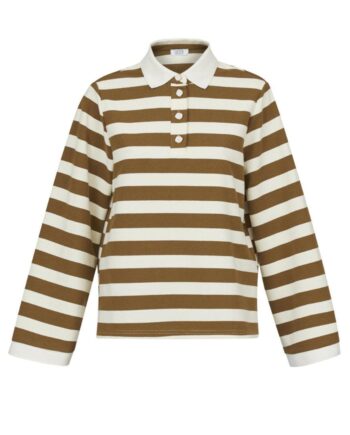 Love   Divine Bluse Love1262 Cream Golden Brown