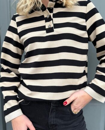 Love   Divine Bluse Love1262 Sand Black