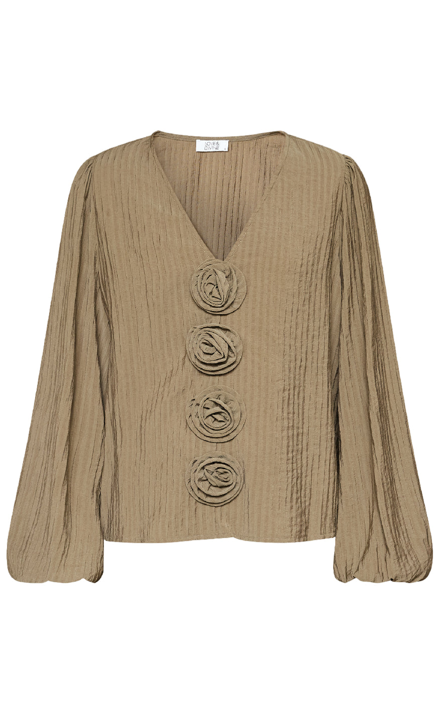 Love Divine Bluse Love1464 Teak