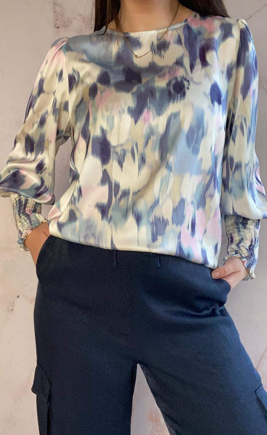 Love Divine Bluse Love738-12 Water Colour