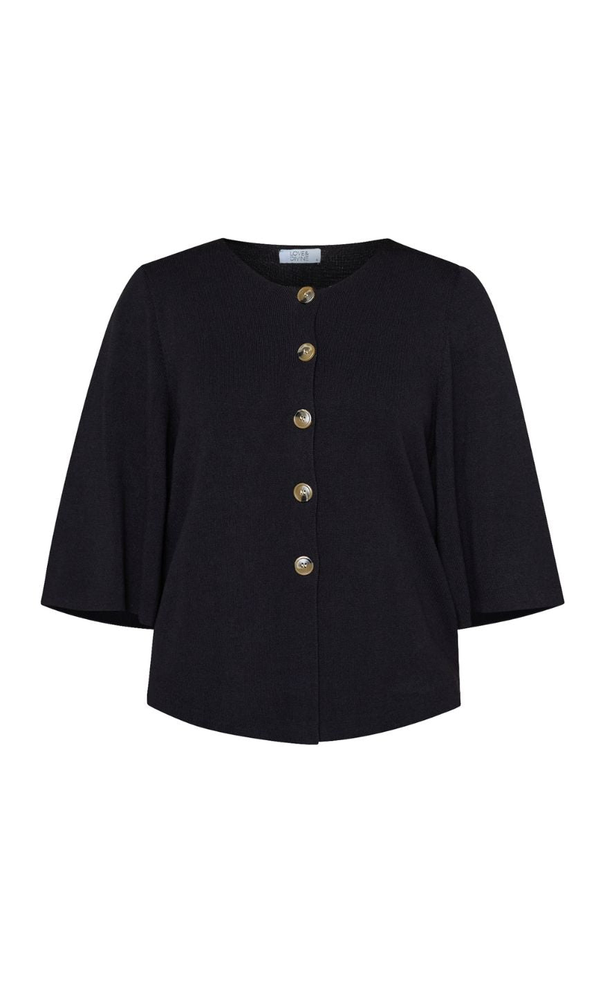 Love Divine Cardigan Love1490 Black