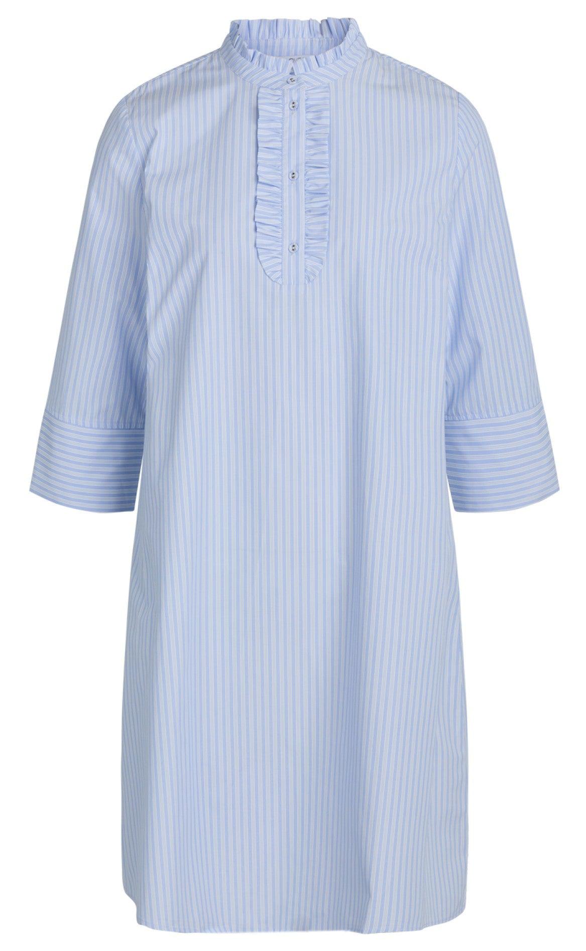 Love   Divine Kjole Love622-13 Blue Stripe