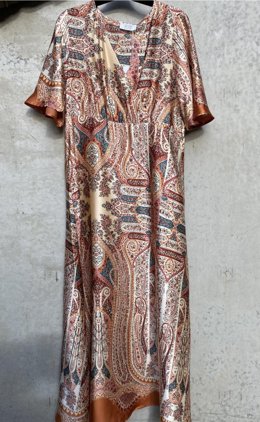 Love Divine Kjole Love1134- Burned Paisley