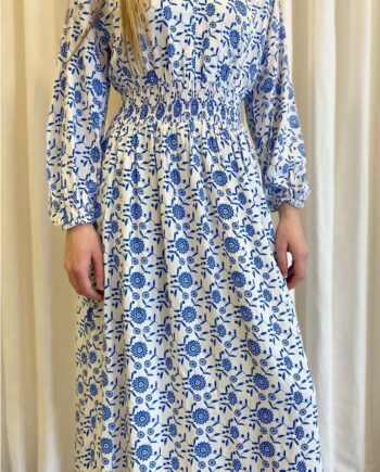 Love   Divine Kjole Love787 Cream   Blue
