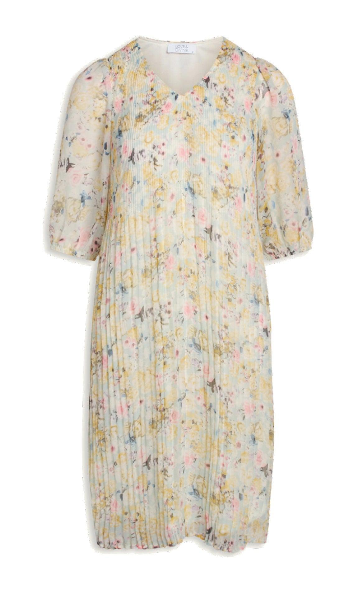 Love Divine Kjole Love665 Pastel Flower
