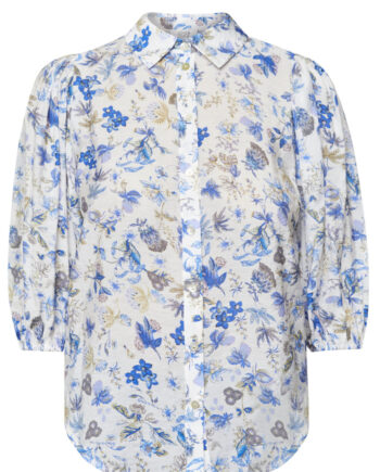 Love   Divine Skjorte Love436-14 Blue Flower