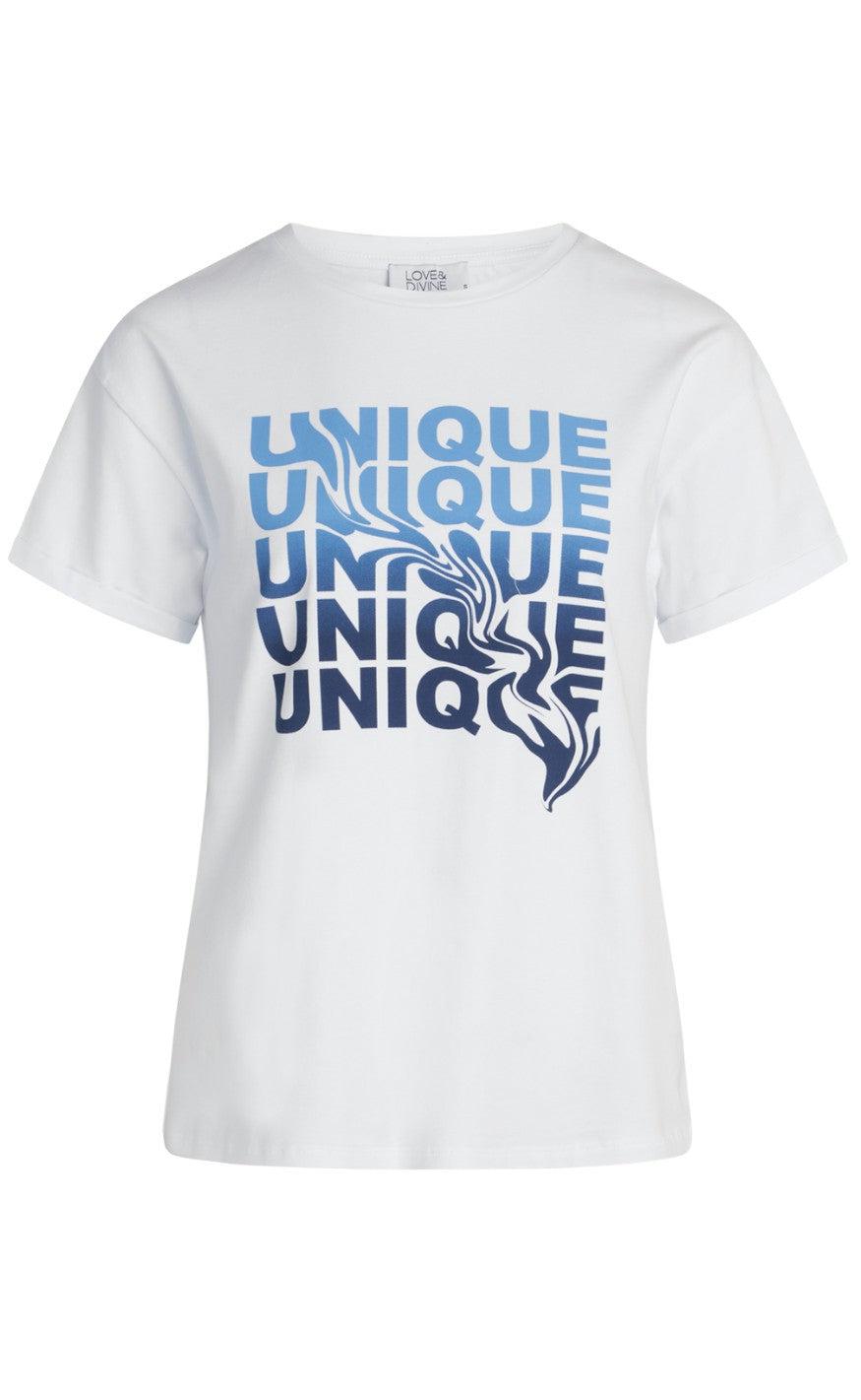 Love Divine -shirt Love443-11 White Blue