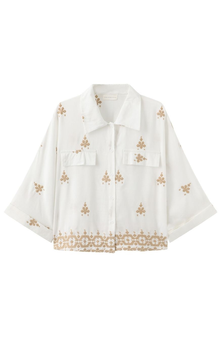 Luxzuz Skjorte Alexandrina Cream