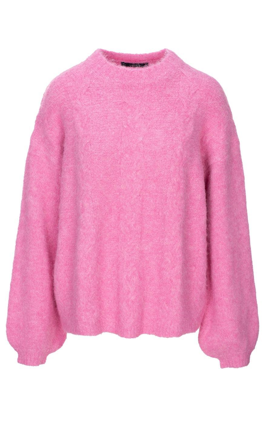 Luxzuz Striktrøje Kaisa Sachet Pink