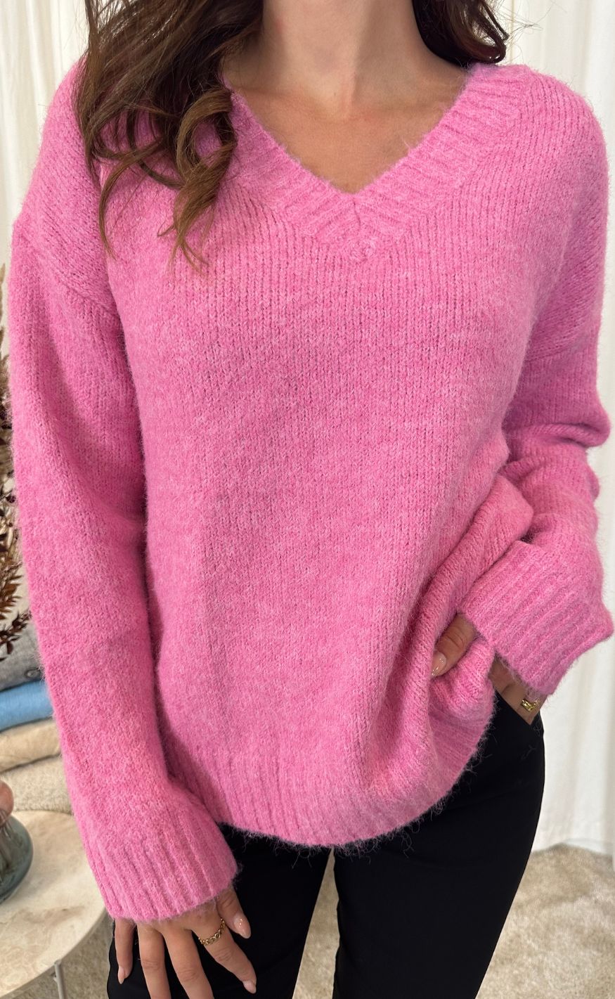 Luxzuz Striktrøje Krakaka Sachet Pink