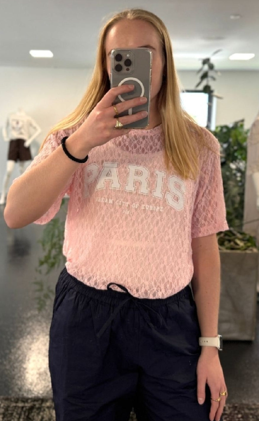 Luxzuz -shirt Jua Crystal Rose