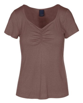 Luxzuz  -shirt Klaudine Pine Bark
