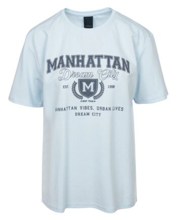 Luxzuz  -shirt Mata Baby Blue