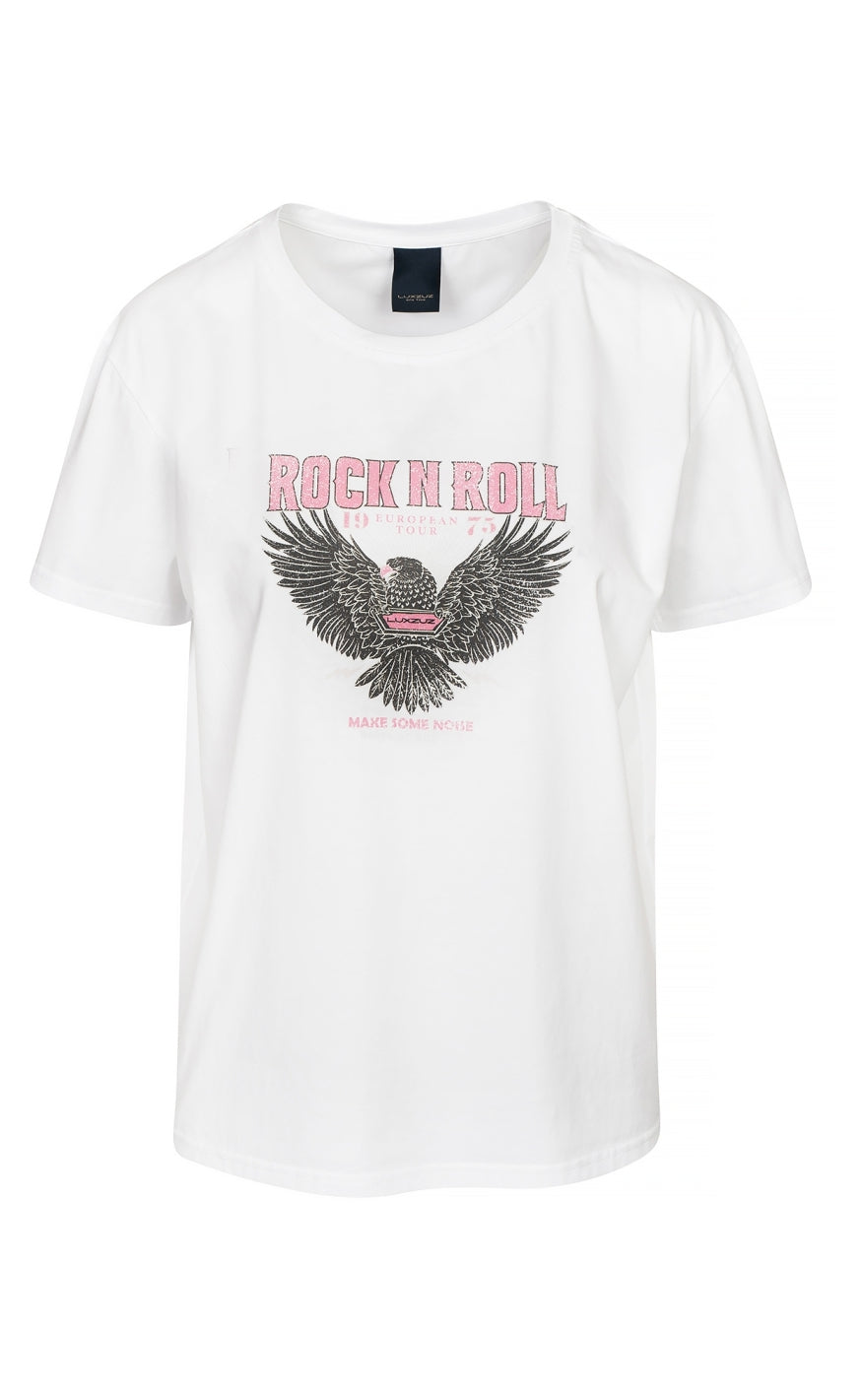 Luxzuz -shirt Rock White