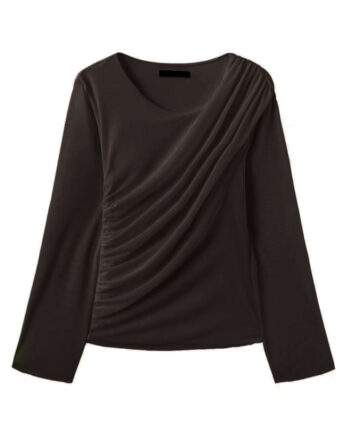Luxzuz  -shirt Thora Choco Lux