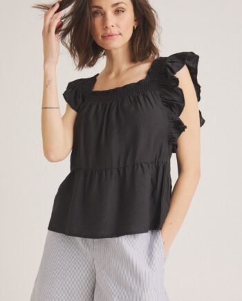 Luxzuz Top Rufusine Black