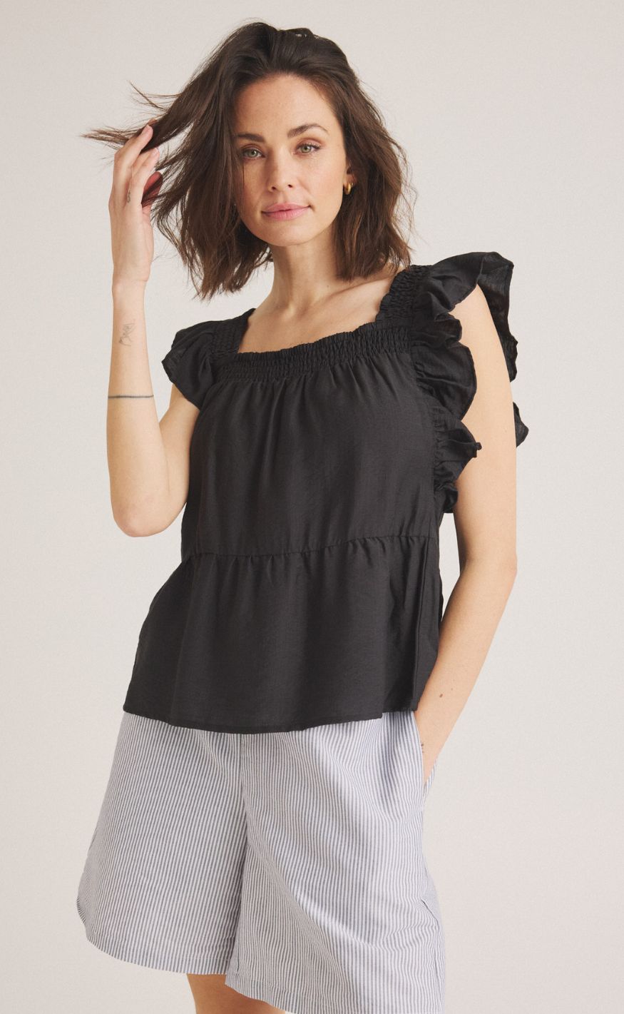 Luxzuz Top Rufusine Black
