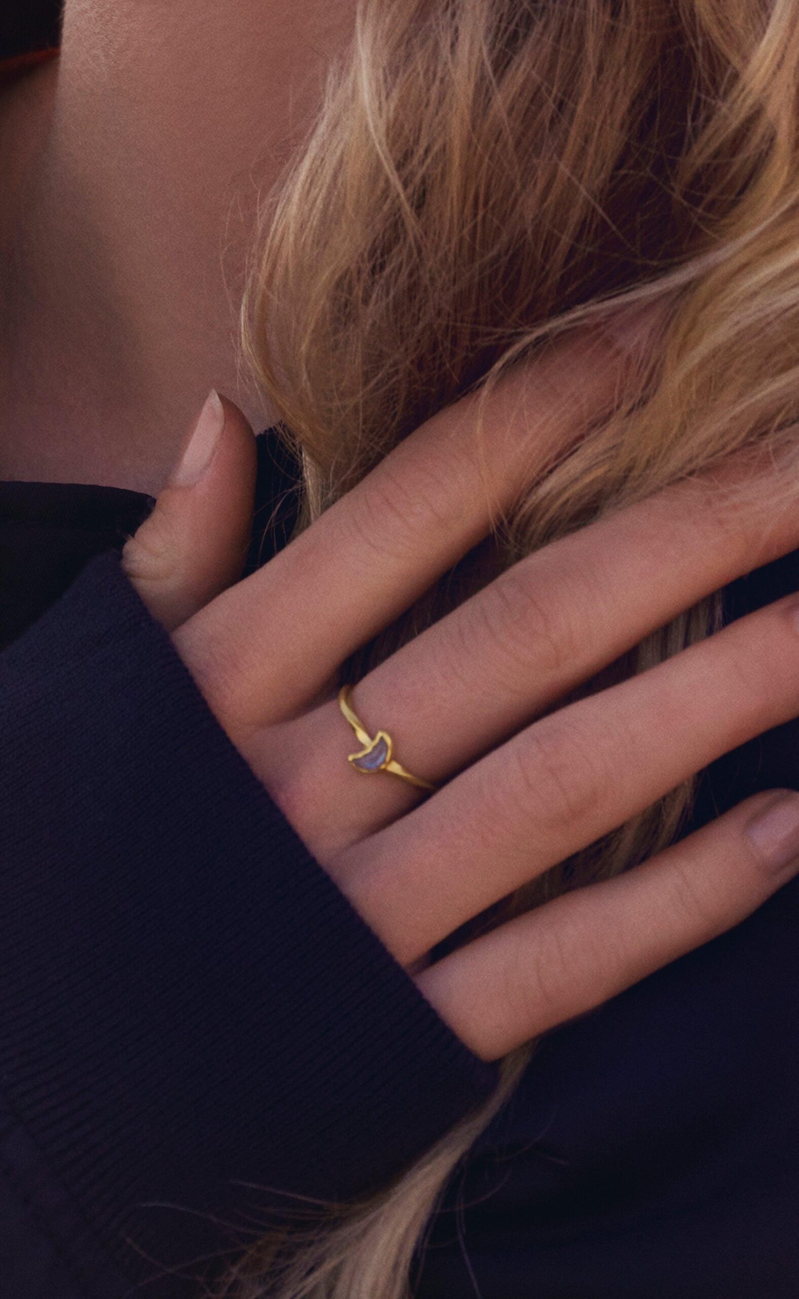 Maanesten Ring Doris Gold Colour