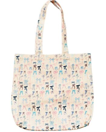 Maanesten Taske Canvas Cute Bows