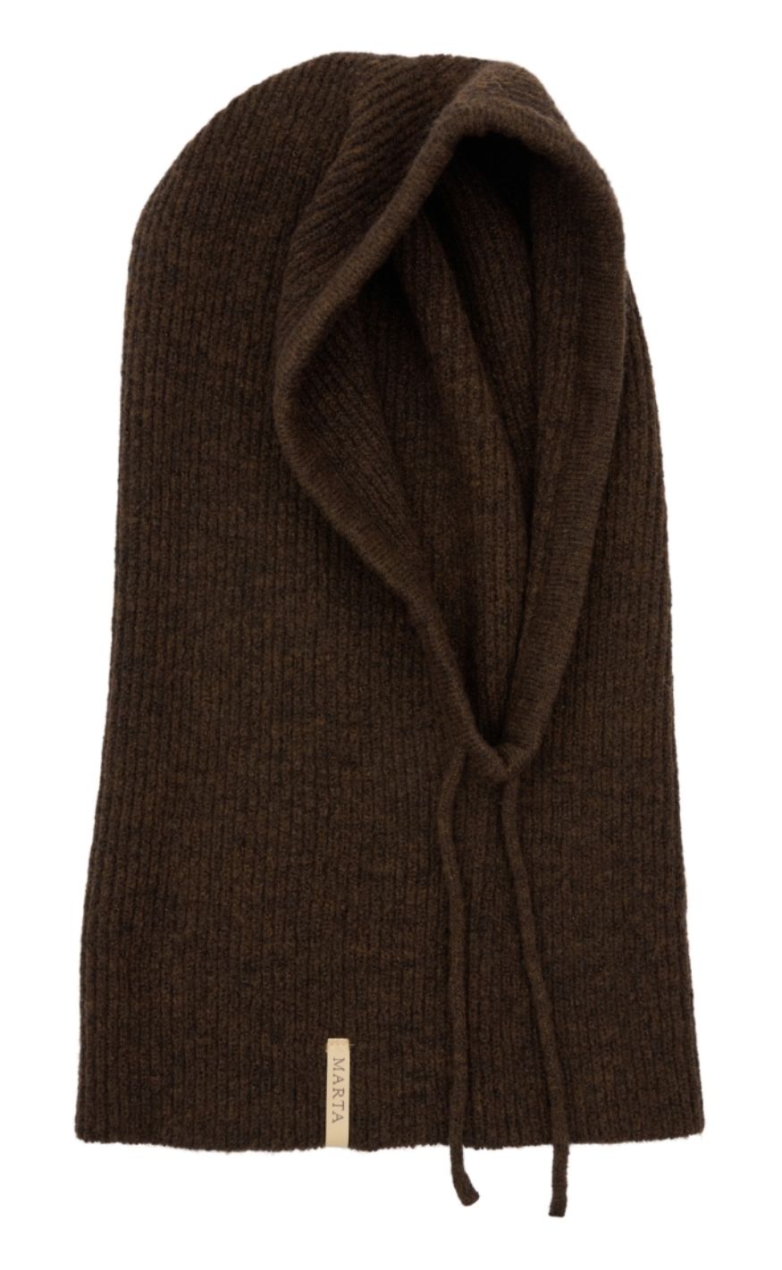 Marta Du Chateau Balaclava Filuca Dark Brown