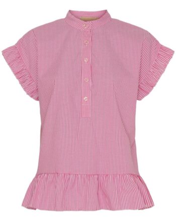 Marta Du Chateau Bluse 5805 Cila Fuxia Stripe