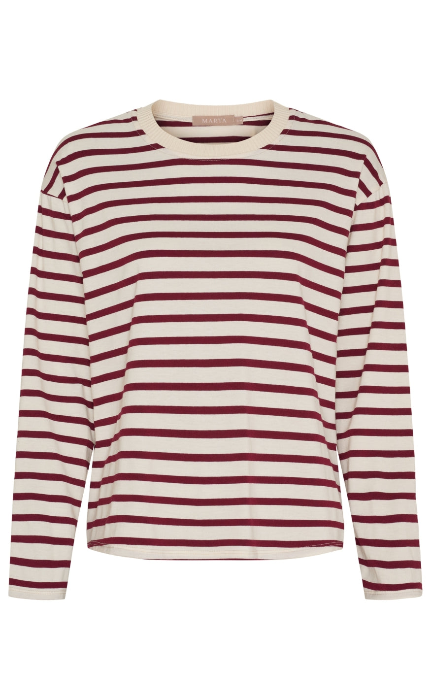 Marta Du Chateau Bluse Kara Bordeaux