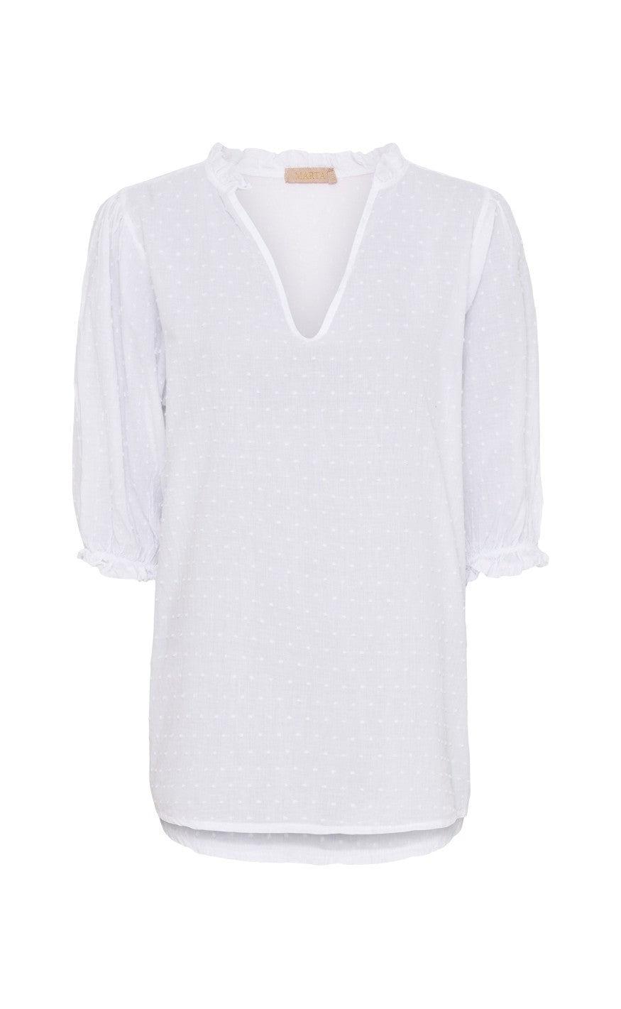 Marta Du Chateau Bluse 1471 White
