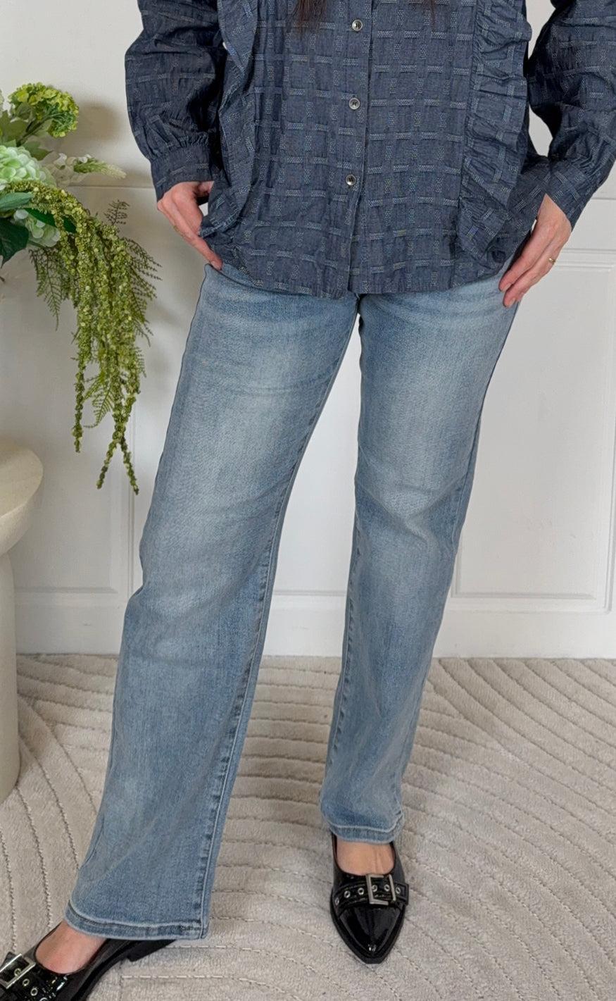Marta Du Chateau Bukser Sidonie Blue Denim