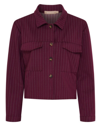 Marta Du Chateau Jakke Opal Bordeaux